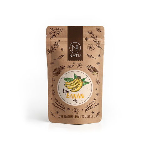 Natu lyofilizovaný banán