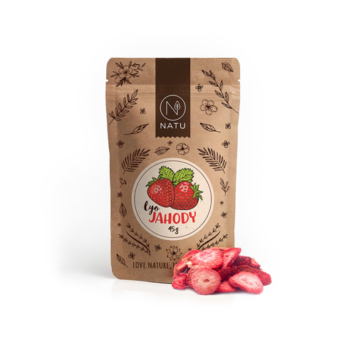 Natu lyofilizované jahody