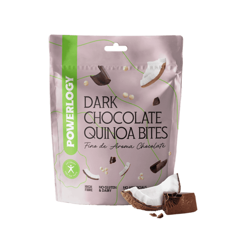 Powerlogy Dark Chocolate Quinoa Bites 100 g